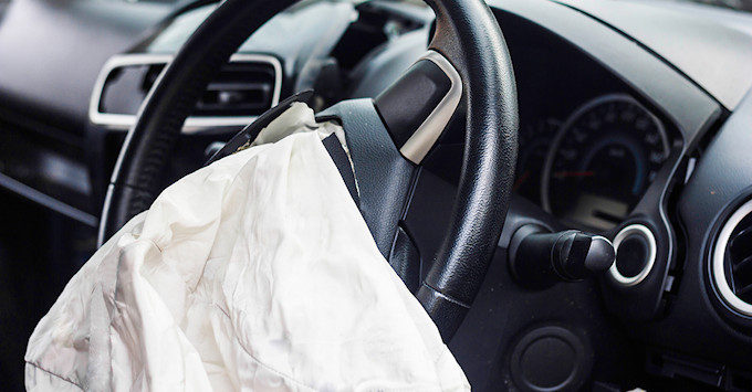 deployed air-bag